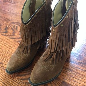 Shyanne Cowboy Boot w/Fringe Size 10 (toddler)